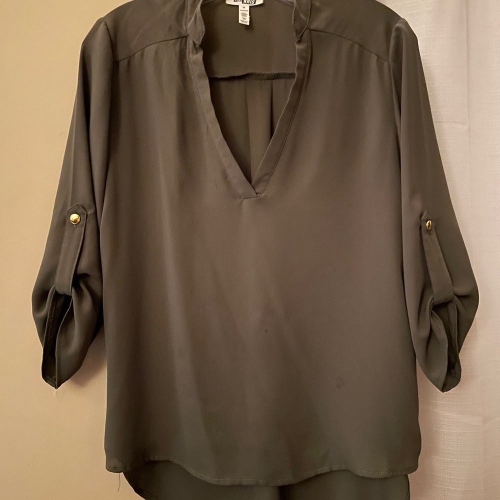 Olive green blouse
